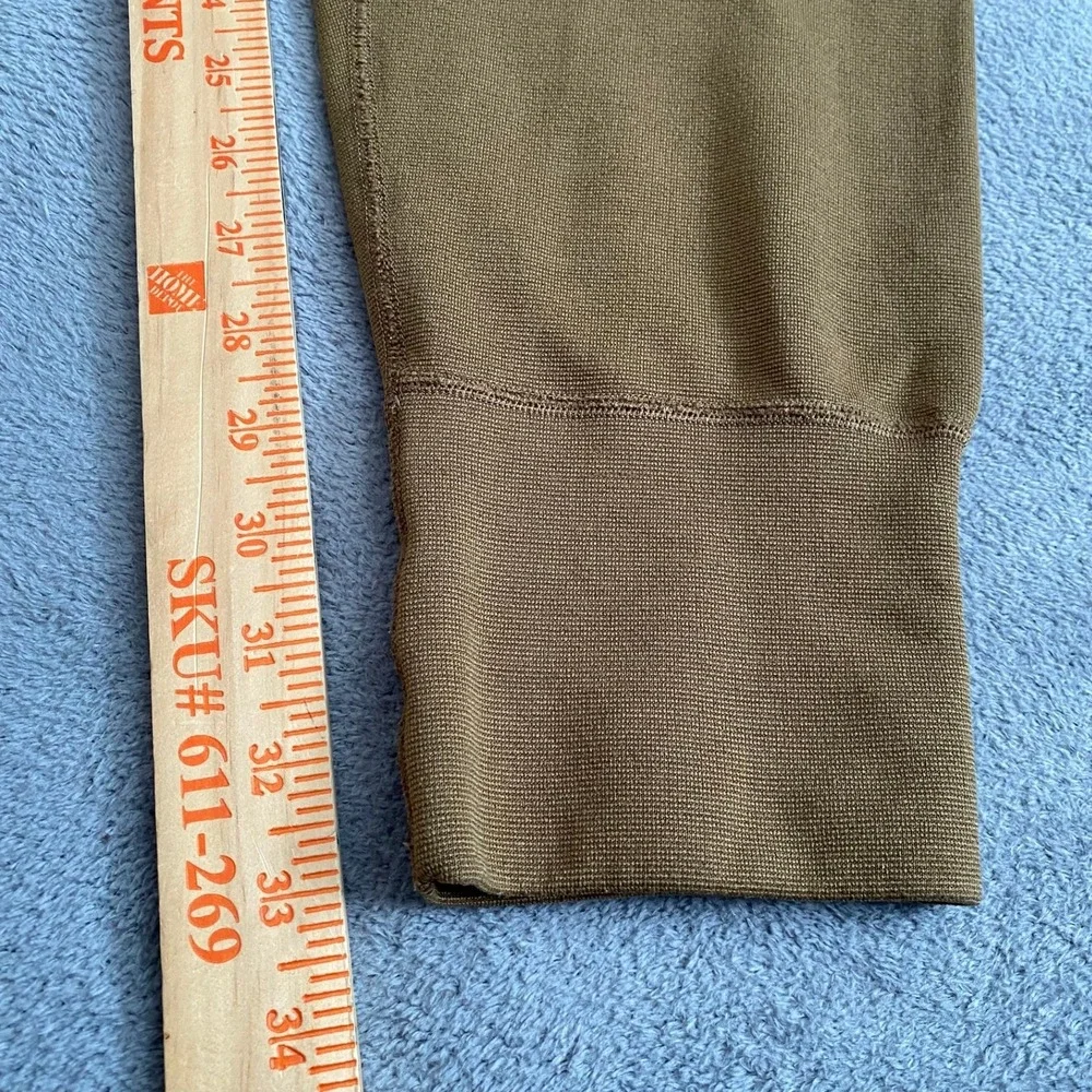 Cabelas Men XL 32x33 Tall Base Layer Pants Brown Polartec Thermal Long Johns USA